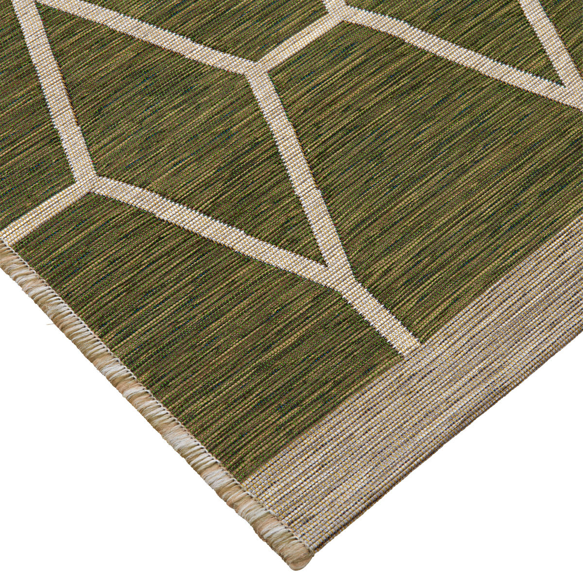 OUTDOORTEPPICH 123/180 cm Olea Olivgrün  - Olivgrün, Trend, Textil (123/180cm) - Dieter Knoll