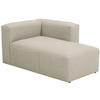 RÉCAMIERE Creme Flachgewebe  - Creme, Design, Kunststoff/Textil (160/73/100cm) - Max Winzer