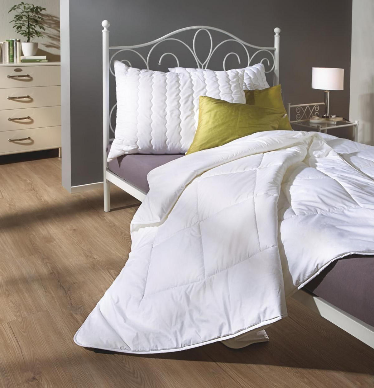 ZIMSKA ODEJA ALCANDO DUO 200/200 cm  - bela, Konvencionalno, tekstil (200/200cm) - Billerbeck