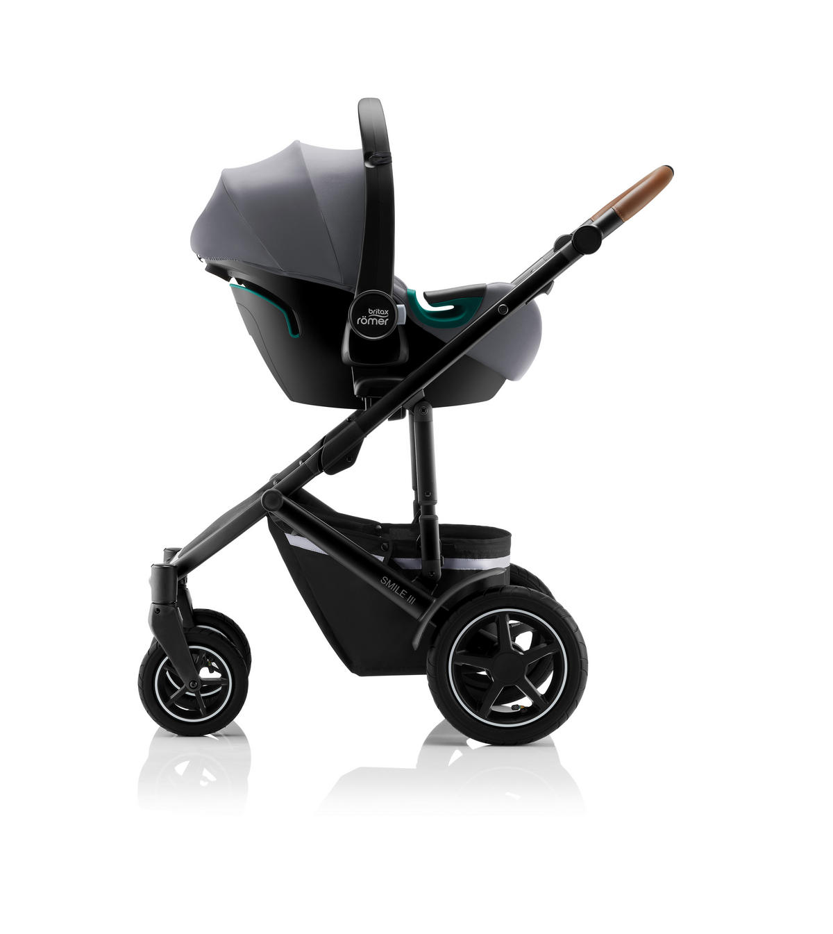 BABYSCHALE Baby-Safe 3 i-size  - Grau, Basics, Kunststoff/Textil (44/58/67cm) - Britax Römer