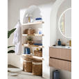 WASCHTISCHKOMBI 80 cm - Eichefarben/Weiß, KONVENTIONELL, Keramik/Holzwerkstoff (80cm) - Xora