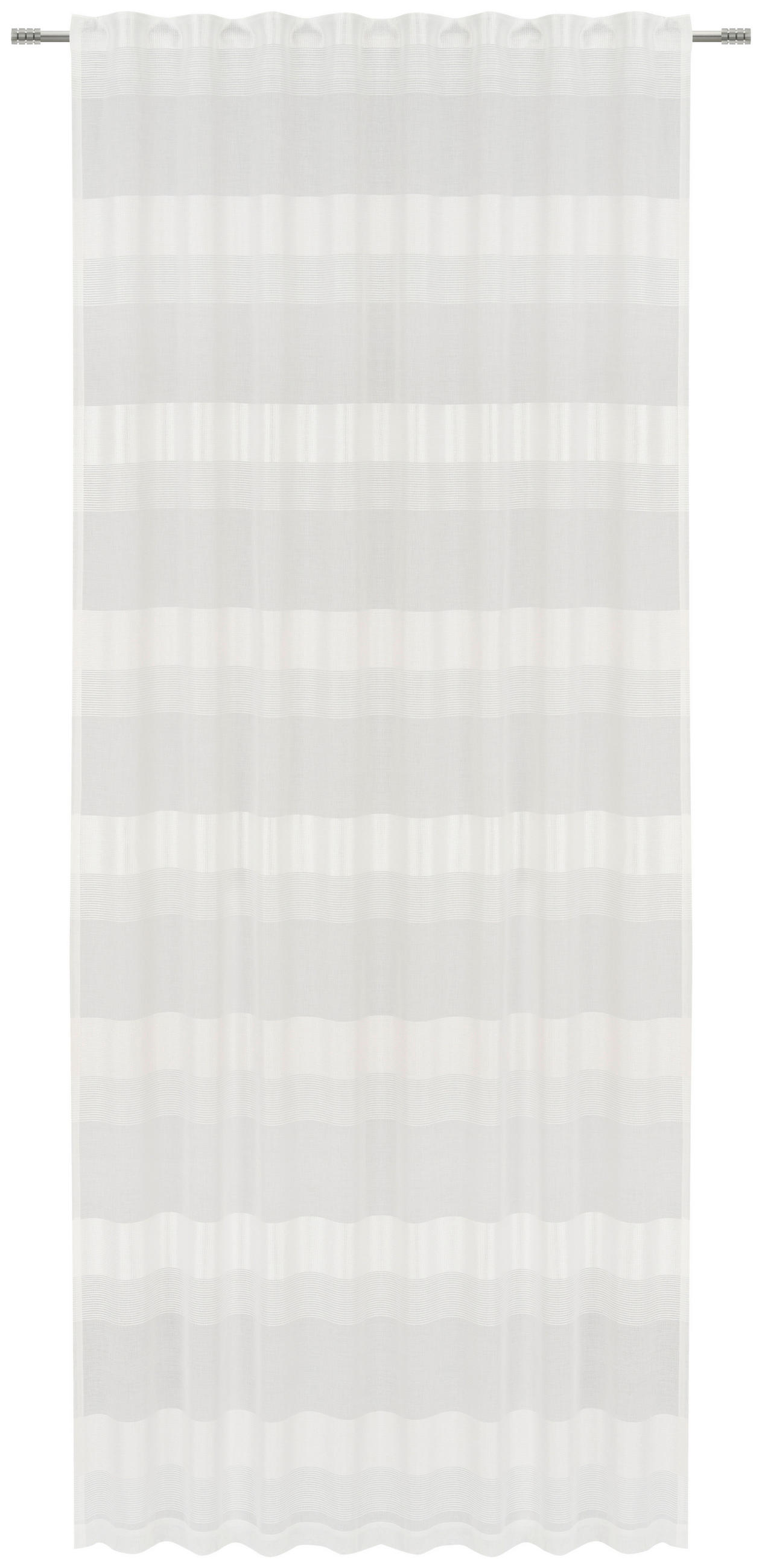 FERTIGVORHANG  transparent  135/245 cm   - Creme, Basics, Textil (135/245cm) - Novel