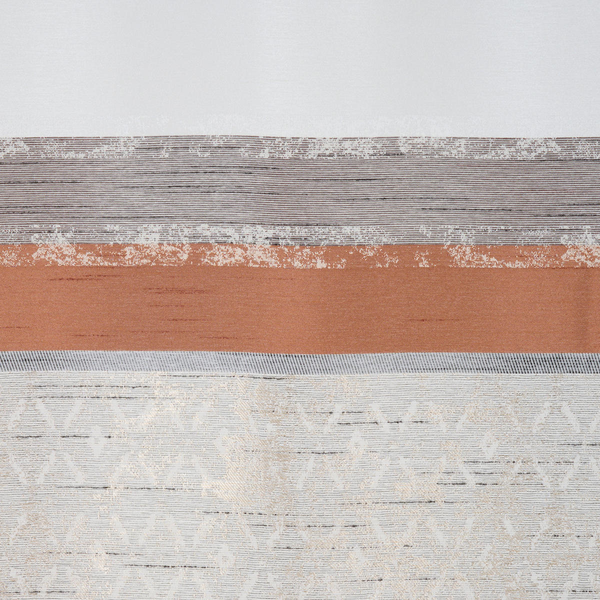 VORHANGSTOFF per lfm halbtransparent  - Kupferfarben, KONVENTIONELL, Textil (140cm) - Esposa