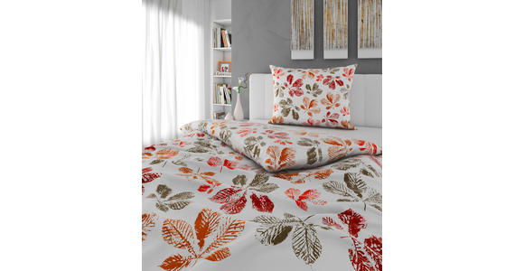 BETTWÄSCHE Satin 140/200 cm  - Rotbraun/Orange, Design, Textil (140/200cm) - Esposa