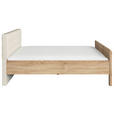 BETT 140/200 cm  in Champagner, Sonoma Eiche  - Champagner/Sonoma Eiche, Design (140/200cm) - Novel