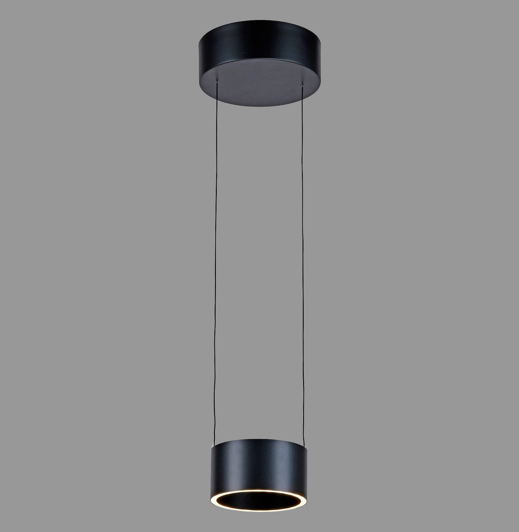 LED-HÄNGELEUCHTE 20/20/180 cm   - Grau, Design, Kunststoff/Metall (20/20/180cm) - Neuhaus PURE