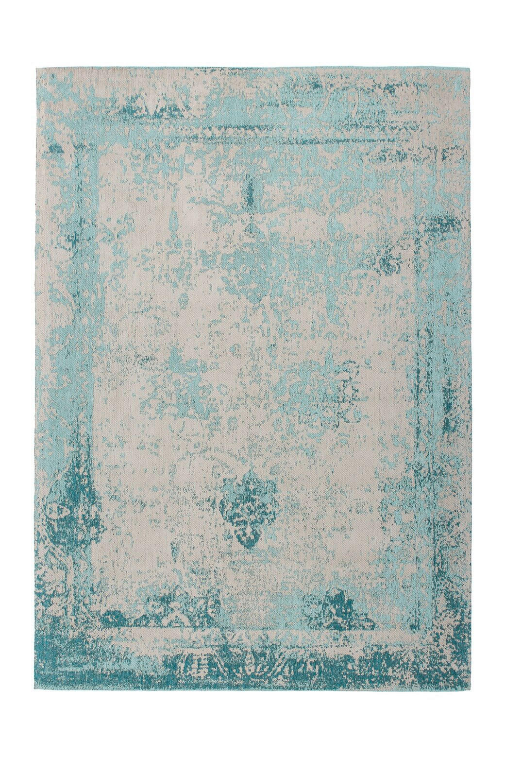 Kayoom Flachwebeteppich Nostalgia 285 Türkis 120x170 cm