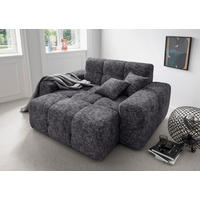 XXL-SESSEL in Struktur Schwarz  - Schwarz, Modern, Kunststoff/Textil (181/87/155cm) - Livetastic