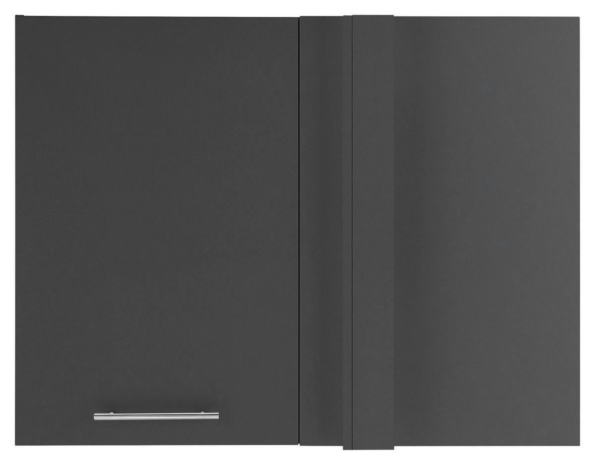 AUFSATZSCHRANK 100/76/68 cm  in  - Chromfarben/Anthrazit, Design, Holzwerkstoff/Metall (100/76/68cm)