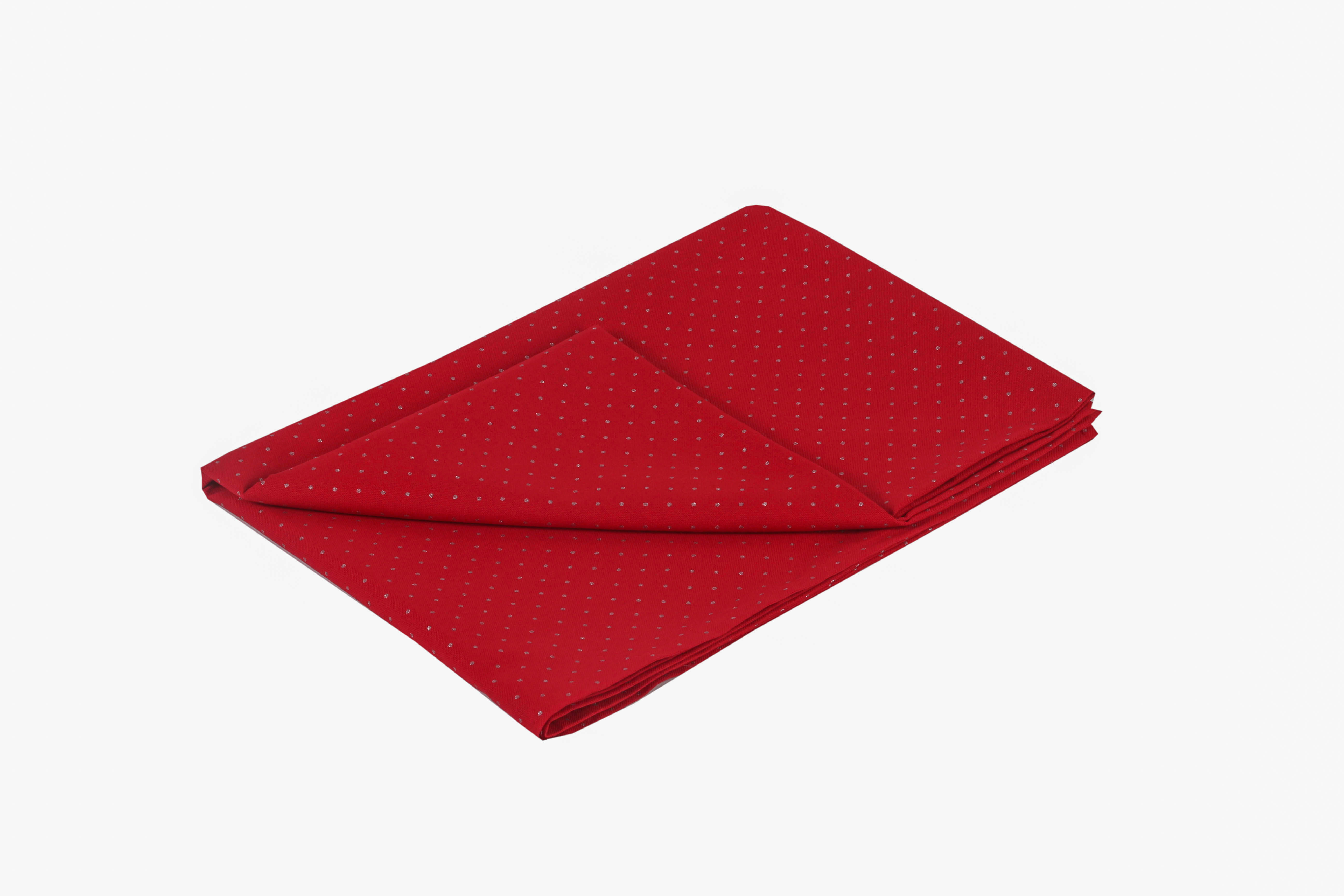 STOLNJAK 135/180 cm   - srebrne boje/crvena, Konvencionalno, tekstil (135/180cm)