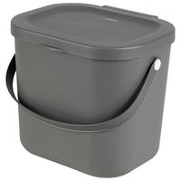 ABFALLSAMMLER Kunststoff   - Anthrazit, Basics, Kunststoff (23,5/20/20,8cm) - Rotho