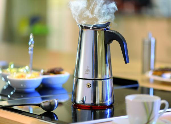 KUHALO ZA ESPRESSO Emilio - boje kroma, Basics, metal/plastika (12,4/8,9/17,4cm) - Gefu