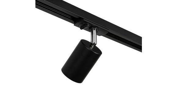 SCHIENENSYSTEM - Chromfarben/Schwarz, Trend, Kunststoff/Metall (110/104/14cm) - Novel