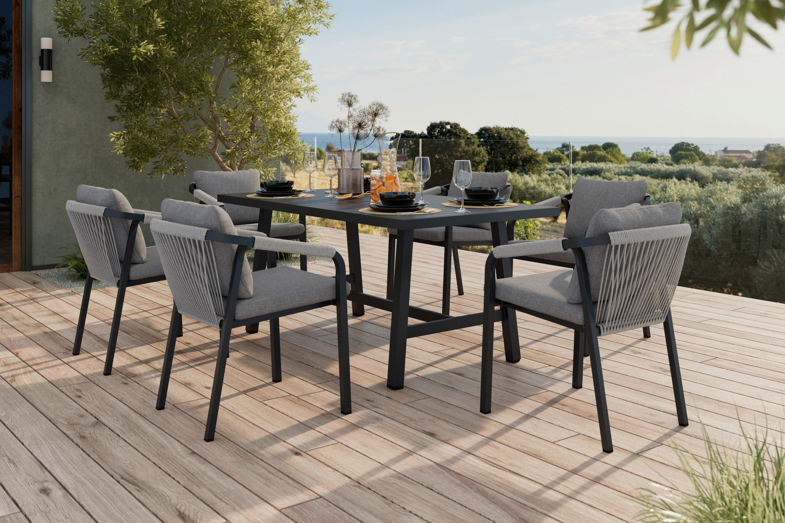 Ambia Garden ZAHRADNÍ SESTAVA kov, textil