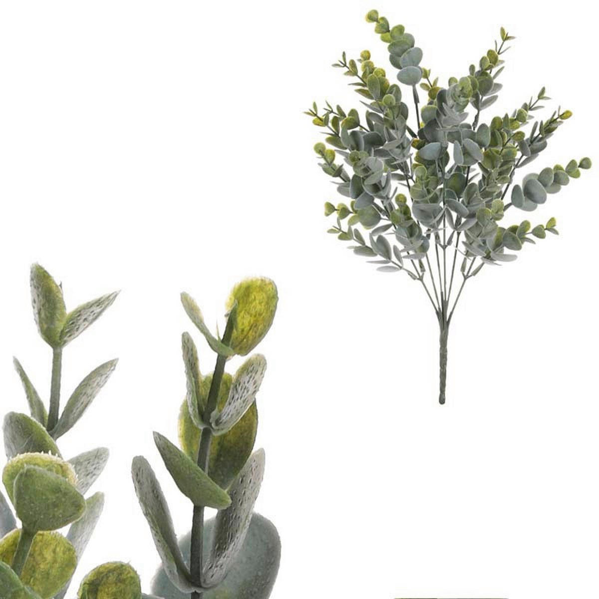 UMĚLÁ KVĚTINA 35 cm - zelená, Basics, plast (35cm)