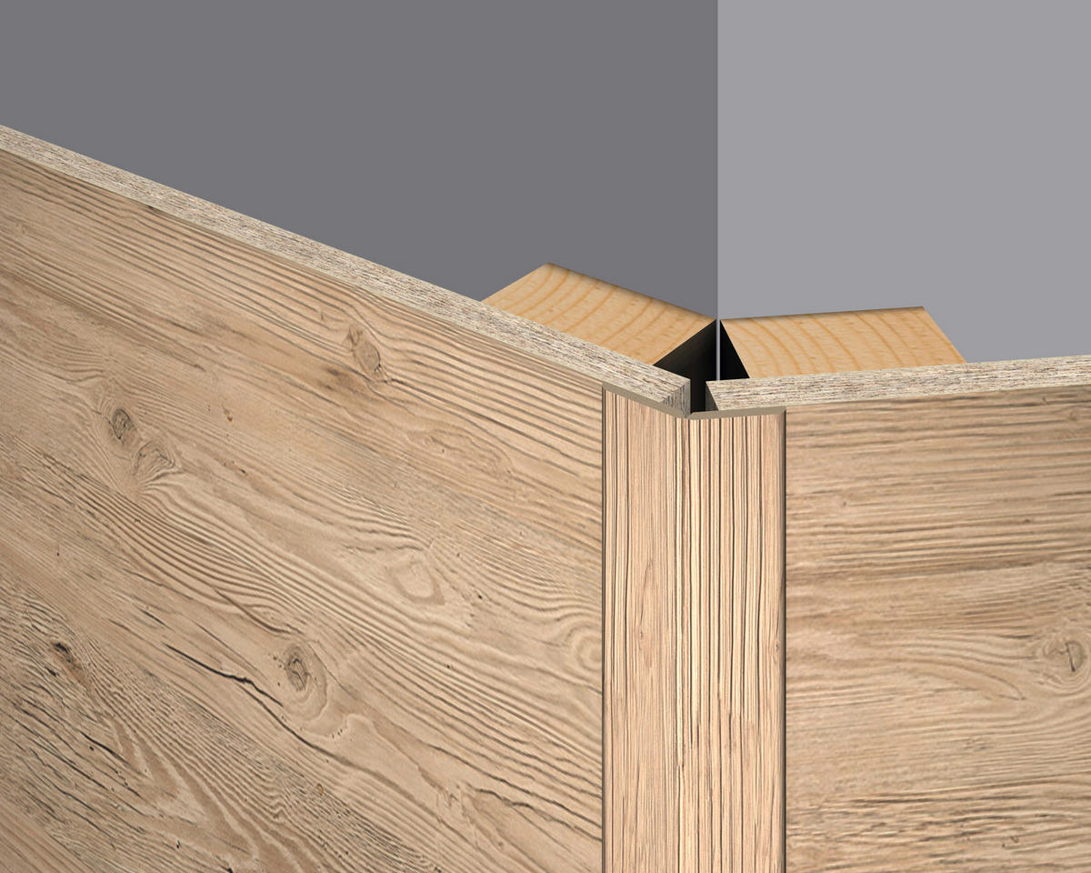 Faltleiste Fichte  - Fichtefarben, Basics, Naturmaterialien (240/2.2/2.2cm) - Egger Holzwerkstoffe