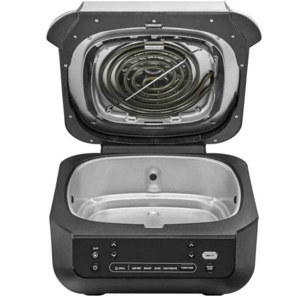 HEIßLUFTFRITTEUSE NINJA 5,7 L  - Grau Hochglanz/Anthrazit, Basics, Keramik (35,5/28/43cm)