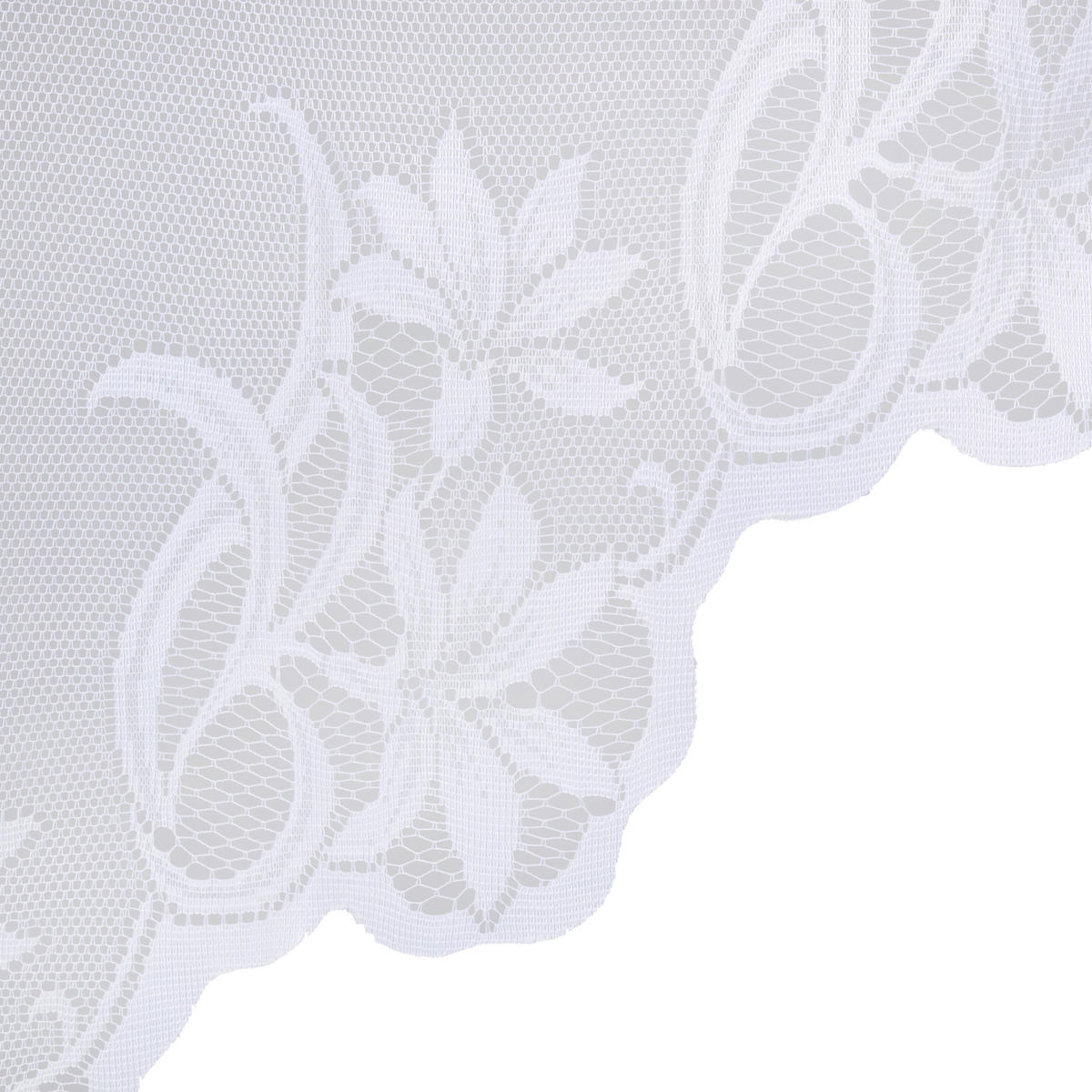 KURZGARDINE   105/150 cm   - Weiß, KONVENTIONELL, Textil (105/150cm) - Esposa