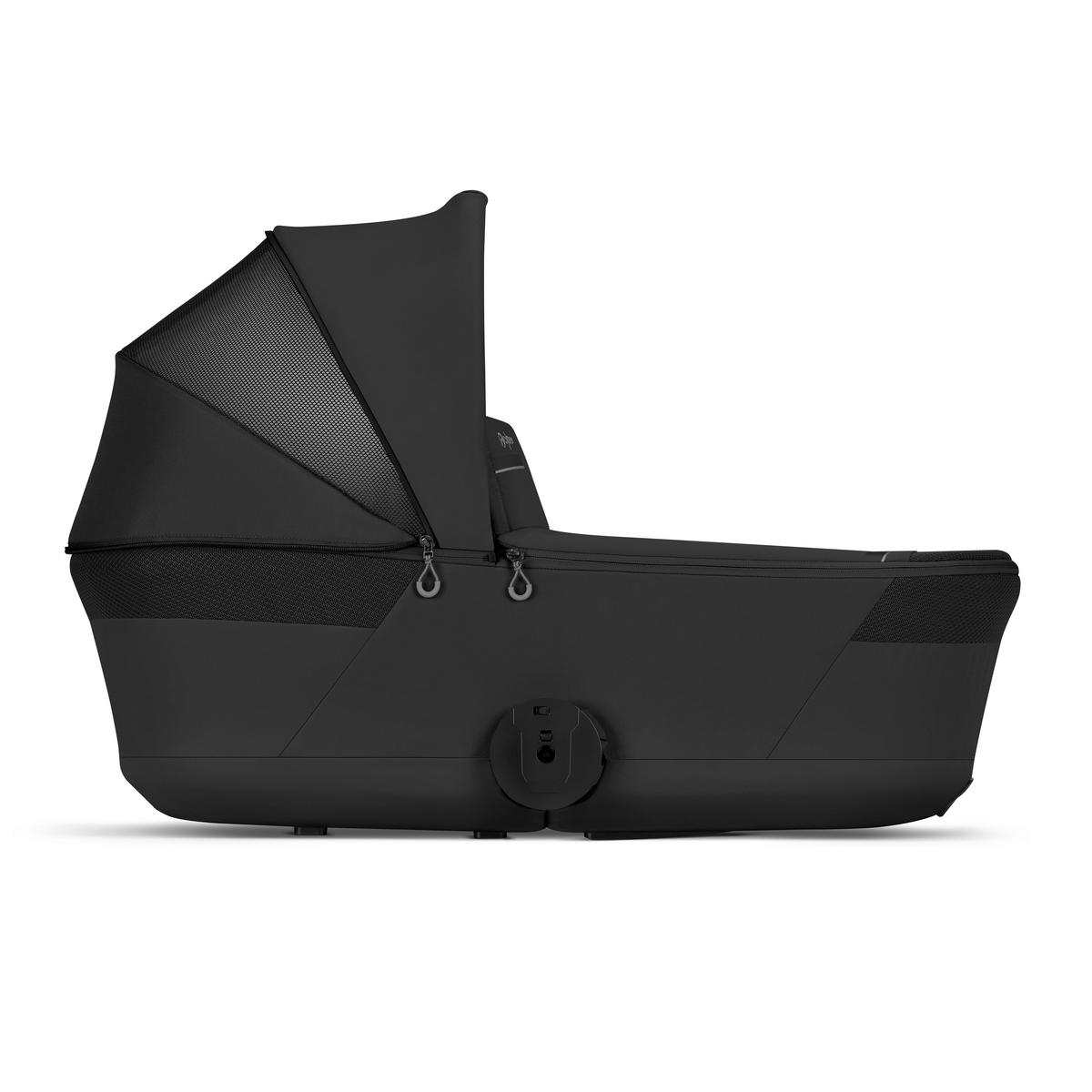 KINDERWAGEN Talos S BLK inkl. Fold-Carrycot  - Schwarz, Basics, Textil/Metall (93/60/115cm) - cybex GOLD