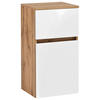 UNTERSCHRANK in   - Weiss/Eichefarben, Konventionell, Holzwerkstoff (40/79/35cm) - Held