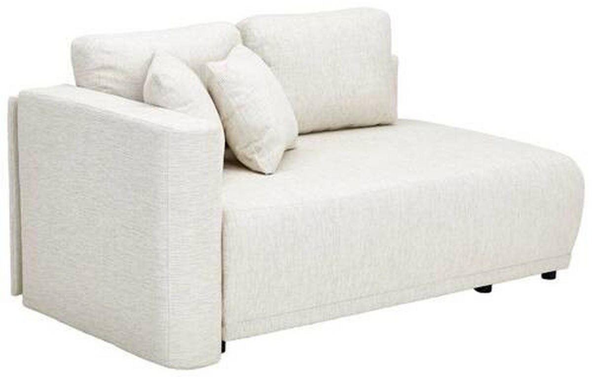 CHAISELONGUE Chenille Sandfarben  - Sandfarben/Schwarz, KONVENTIONELL, Kunststoff/Textil (93/73/171cm) - Carryhome