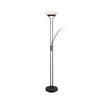 LED-STEHLEUCHTE    - Schwarz/Weiß, Basics, Glas/Metall (32,5cm)