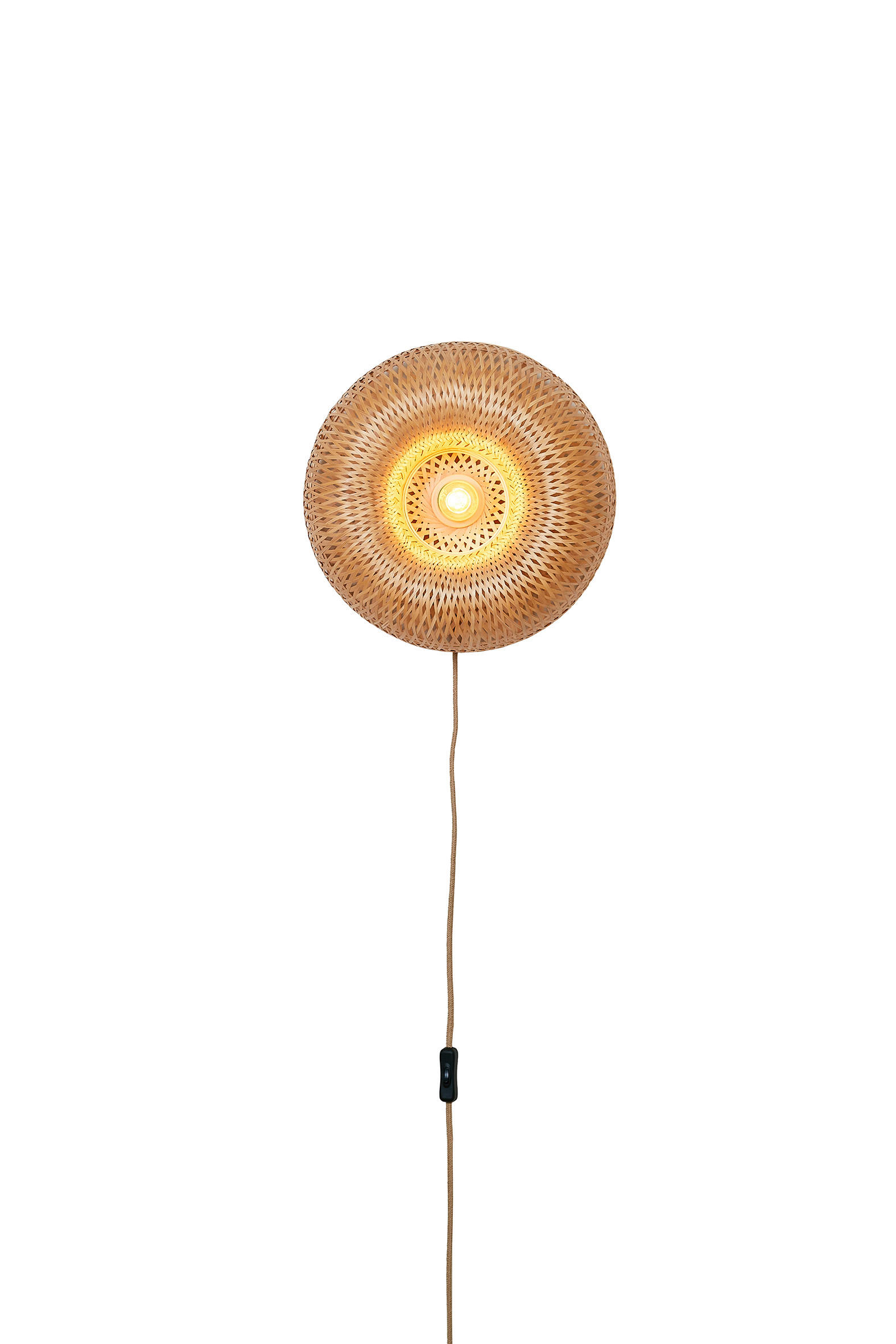 WANDLEUCHTE Good & Mojo 35/15 cm - Naturfarben, Basics, Naturmaterialien (35/15cm) - Good & Mojo