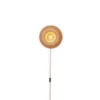 VÄGGLAMPA Good & Mojo 35/15 cm   - naturfärgad, Basics, naturmaterial (35/15cm) - Good & Mojo