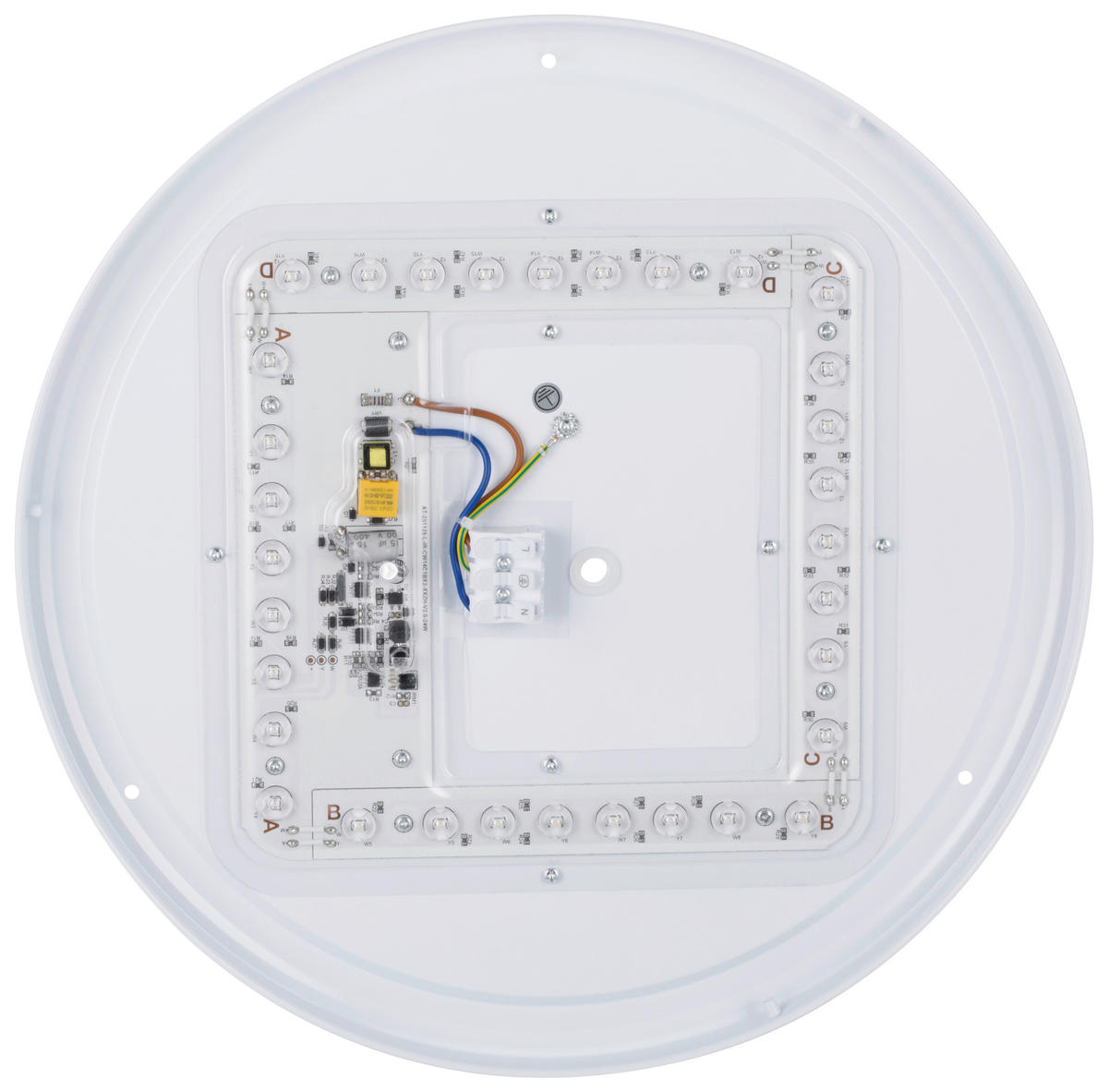 STROPNÉ LED SVIETIDLO, 38,5/7,5 cm  - antracitová, Design, kov/plast (38,5/7,5cm) - Novel