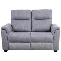 2-SITS SOFFA i trä, plast, textil grå  - mörkgrå/svart, Klassisk, trä/textil (149/103/97cm) - Chilliano