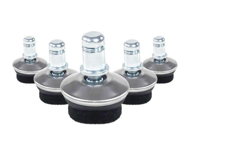 Filzgleiter 5 Stück Silberfarben B: 3,5 Cm