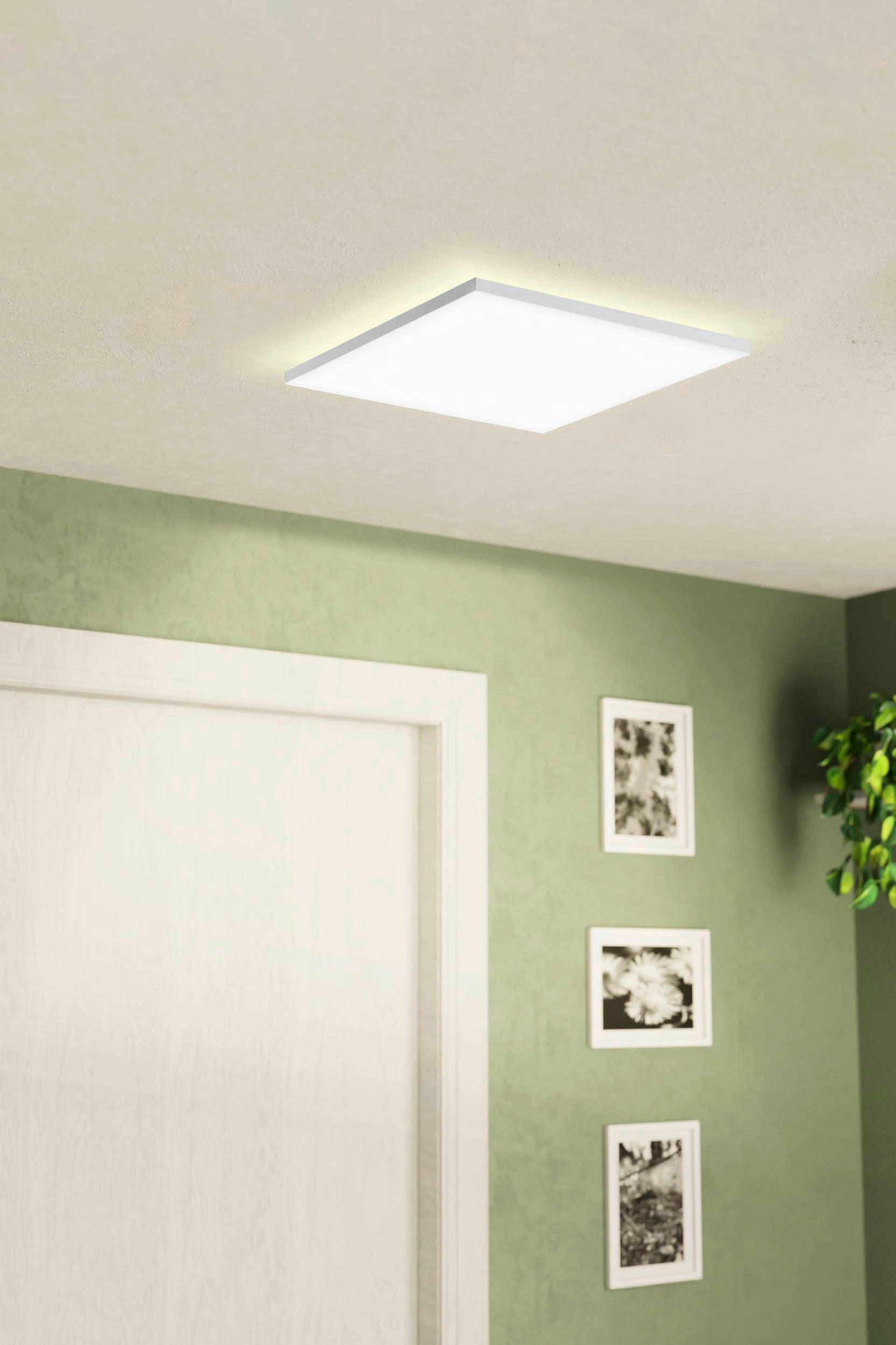 LED-PANEEL - Weiss, Basics, Kunststoff/Metall (58,7/58,7/7cm) - Eglo