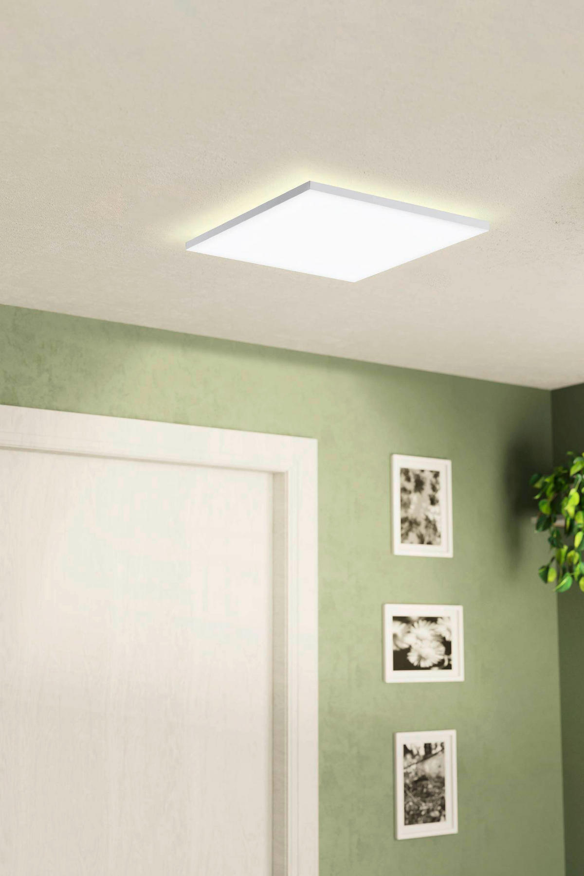 LED-PANEEL - Weiss, Basics, Kunststoff/Metall (58,7/58,7/7cm) - Eglo