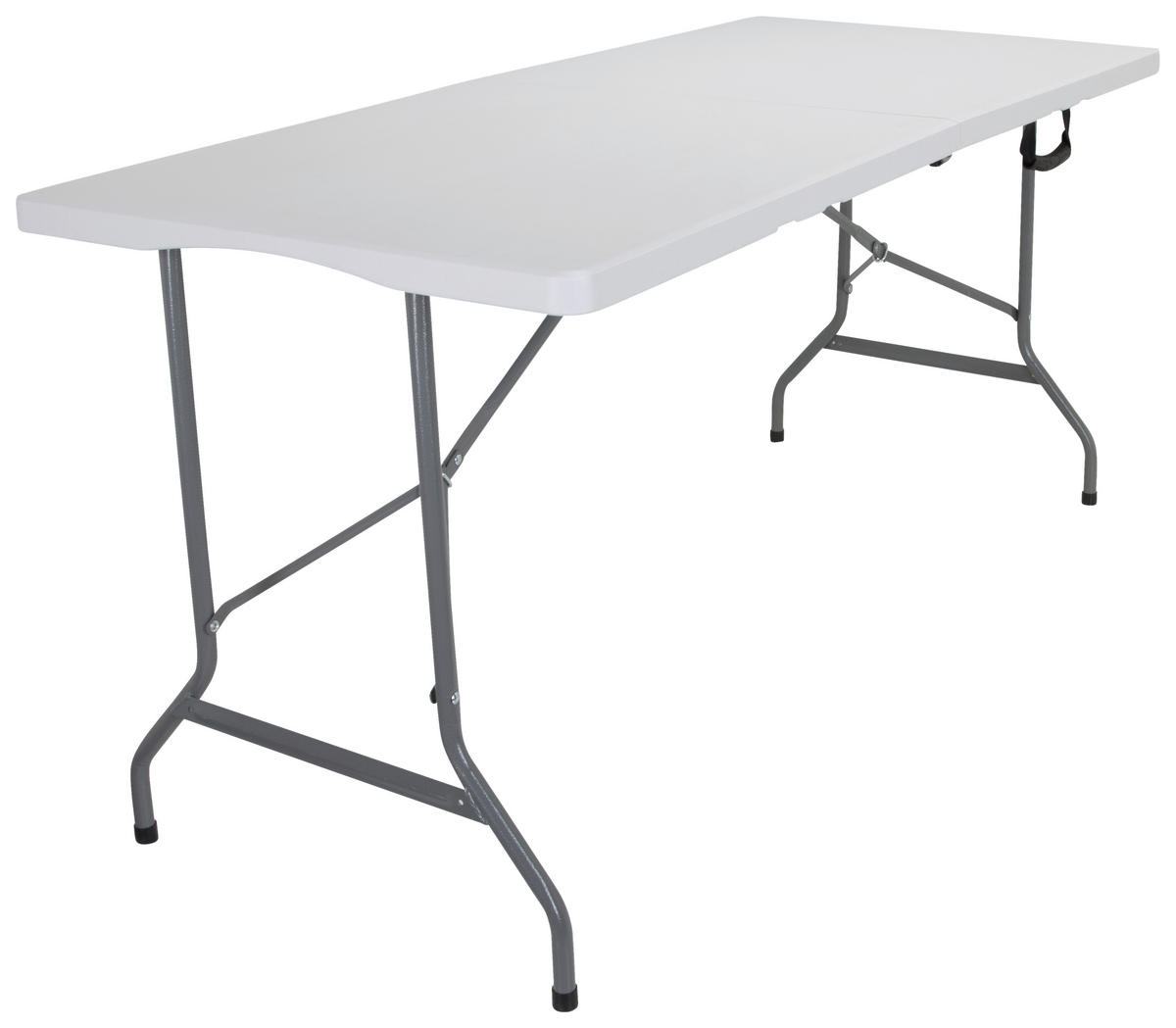 SCHREIBTISCH 70/152/74 cm  in Weiß  - Silberfarben/Weiß, MODERN, Kunststoff/Metall (70/152/74cm) - MID.YOU