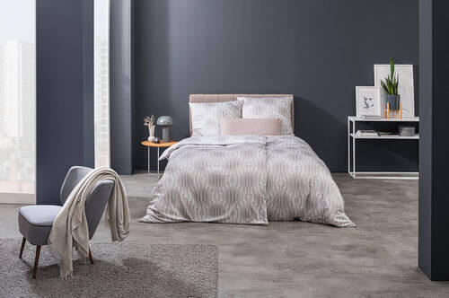 BETTWÄSCHE ATELIER Makosatin 135/200 cm  - Grau, Design, Textil (135/200cm) - Estella