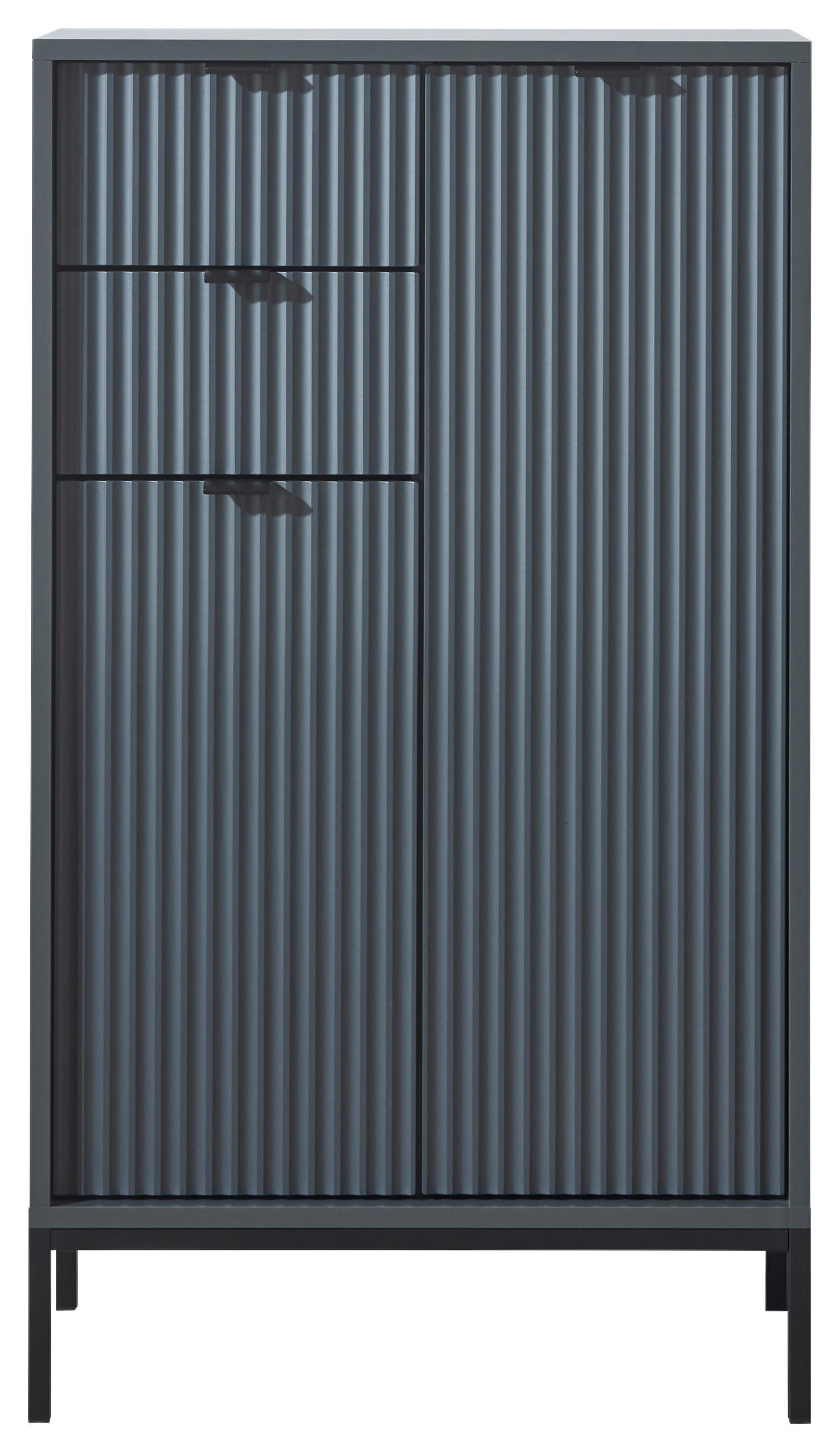 HIGHBOARD in 60/106/32 cm - Anthrazit/Grau, MODERN, Holzwerkstoff/Kunststoff (60/106/32cm) - MID.YOU