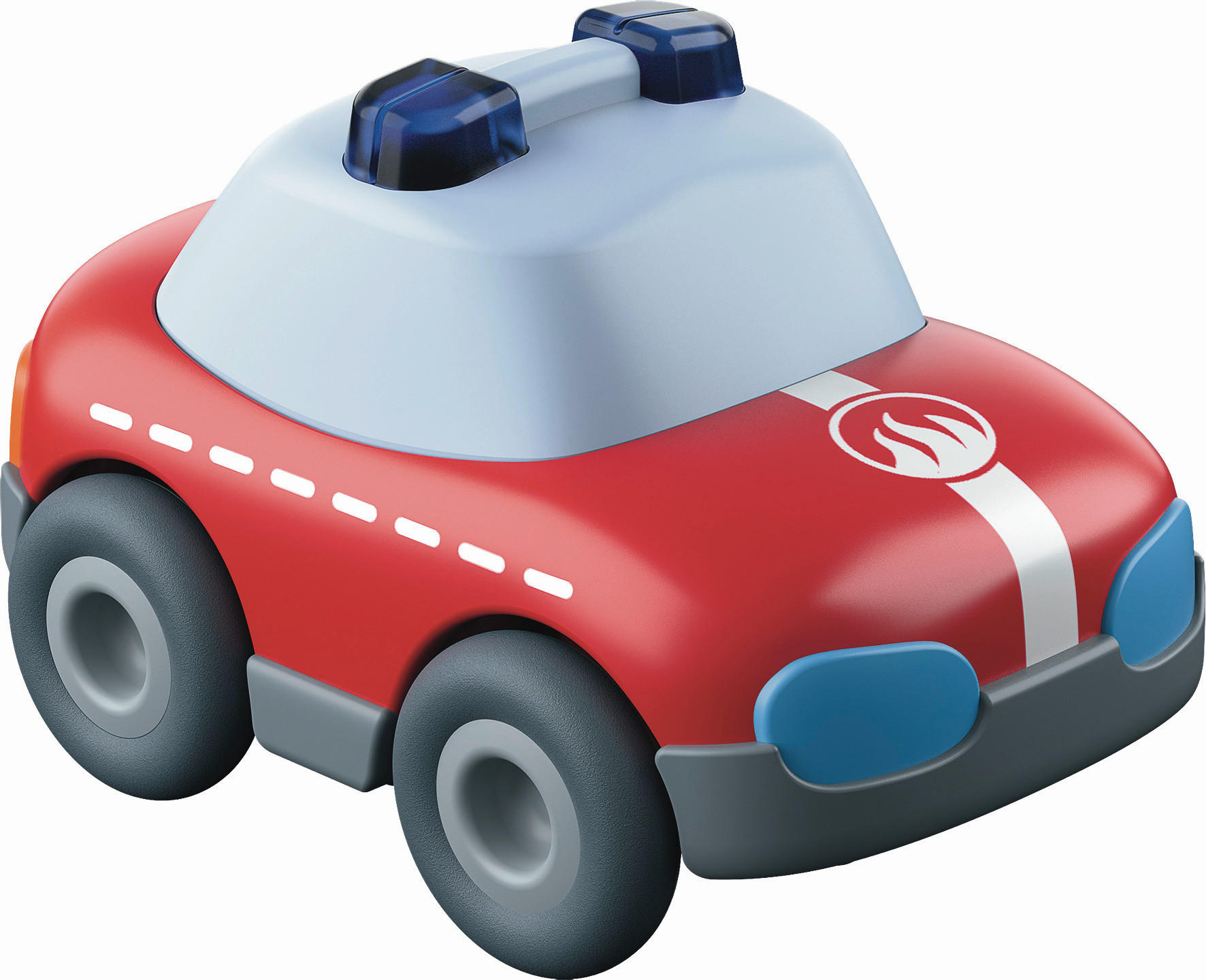 FEUERWEHRAUTO - Blau/Rot, Basics, Kunststoff (9/5,7/5,2cm) - Haba