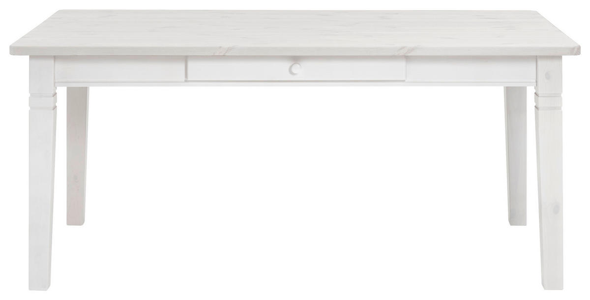 ESSTISCH in Holz 180/90/78 cm  - Weiß, ROMANTIK / LANDHAUS, Holz (180/90/78cm) - Boxxx