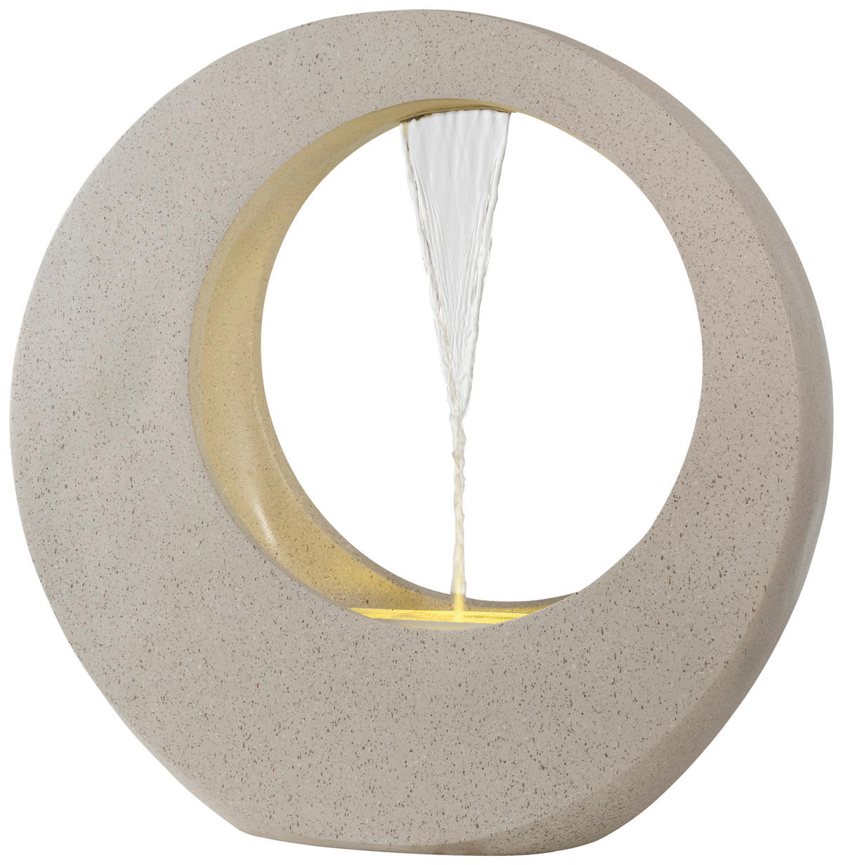 GARTENBRUNNEN - Weiß, Design, Kunststoff (22,5/72/72cm) - Ambia Home