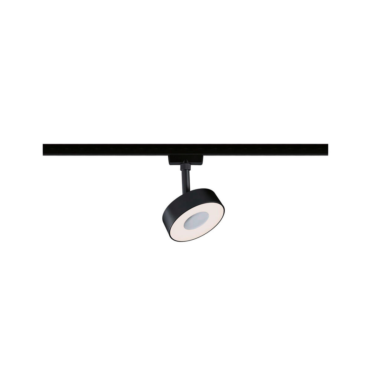 SCHIENENSYSTEM-STRAHLER - Chromfarben, Basics, Kunststoff/Metall (9,8/15,4/5,0cm) - Paulmann