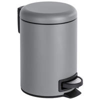 TRETEIMER Metall   - Schwarz/Grau, Basics, Kunststoff/Metall (17/25cm) - Wenko