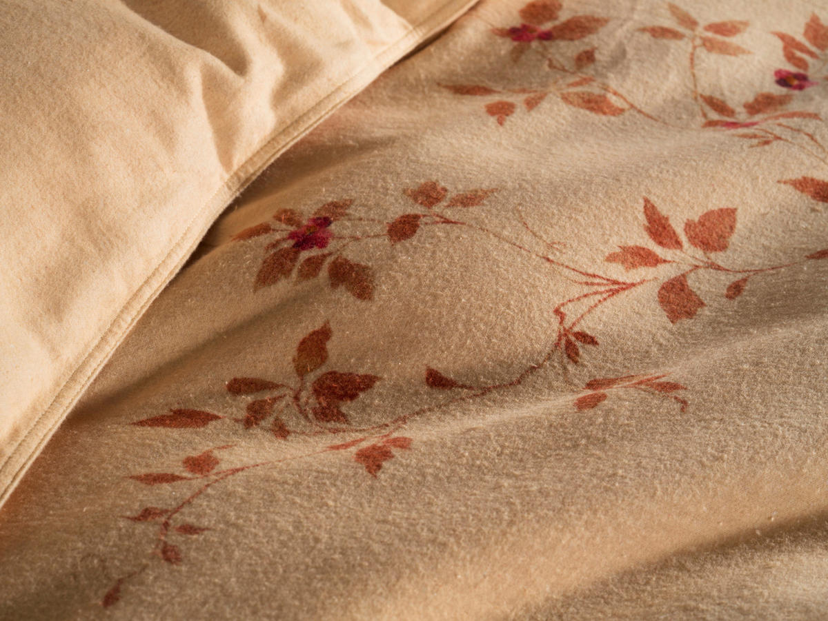 BETTWÄSCHE Tommaso Flanell 155/220 cm  - Gelb, Basics, Textil (155/220cm)
