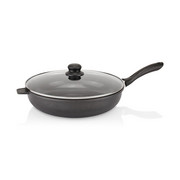 PFANNE 32 cm Keramikbeschichtung - Klar/Edelstahlfarben, Basics, Glas/Kunststoff (32cm) - HOMEWARE