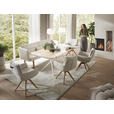 ESSTISCH      - Eiche Bianco/Creme, Design, Holz/Metall (200/100/76cm) - Valnatura