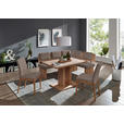 ECKBANK 180/140 cm  in Braun, Eichefarben  - Eichefarben/Braun, KONVENTIONELL, Holzwerkstoff/Textil (180/140cm) - Cantus