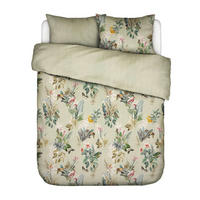 WENDEBETTWÄSCHE SS22 Satin  - Hellgrün/Grün, KONVENTIONELL (200/200cm) - Essenza