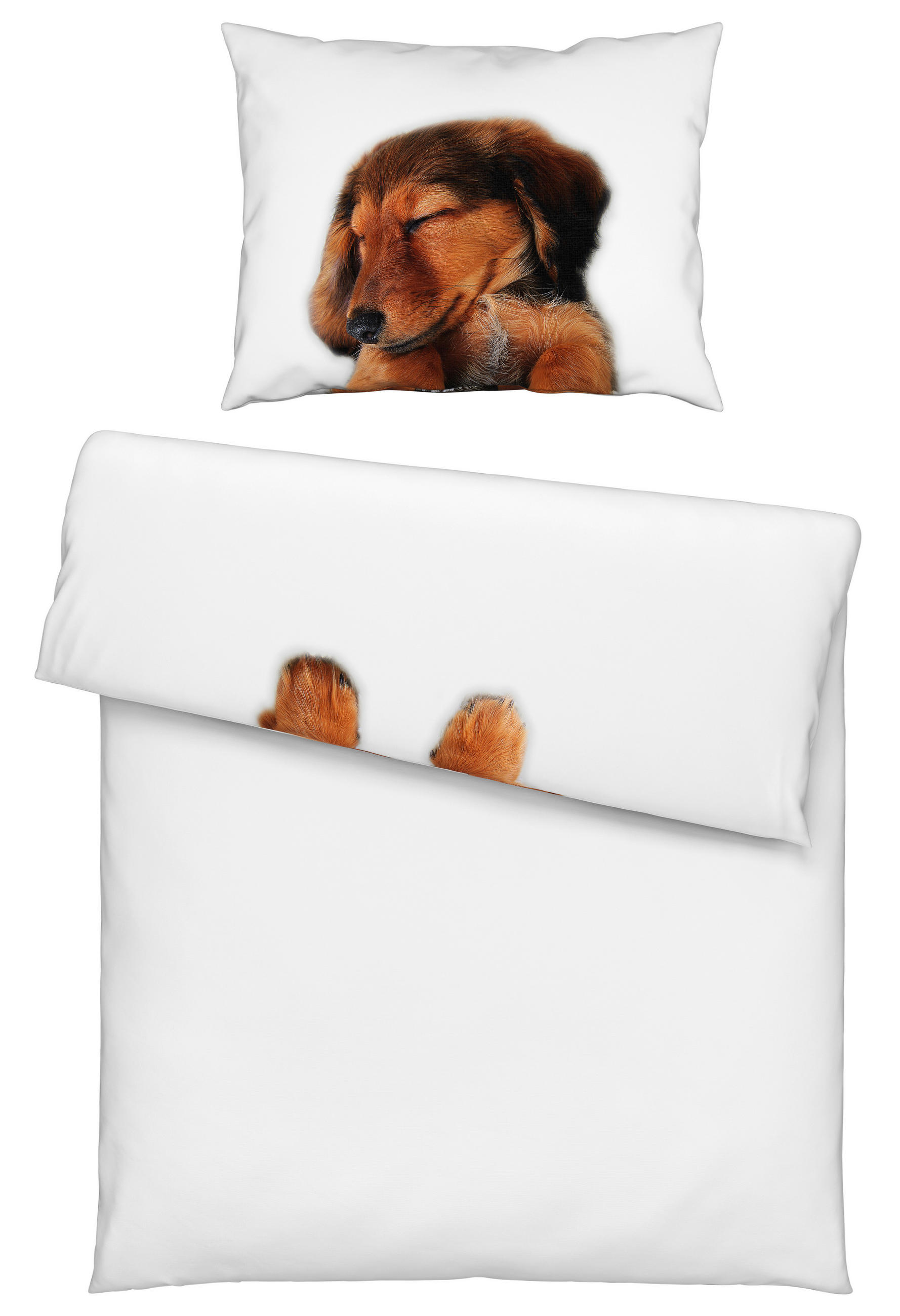 DEČJA POSTELJINA Dream Buddy 140/200 cm saten braon  - braon, Trendi, tekstil (140/200cm) - Ben'n'jen