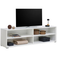 TV-ELEMENT 179,1/52/40 cm Weiß  179,1/52/40 cm  - Weiß, Design, Holzwerkstoff (179,1/52/40cm) - home24