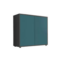 KOMMODE Mailand Typ 4  in 79/73/33 cm  - Anthrazit/Petrol, MODERN, Holzwerkstoff/Kunststoff (79/73/33cm) - MID.YOU