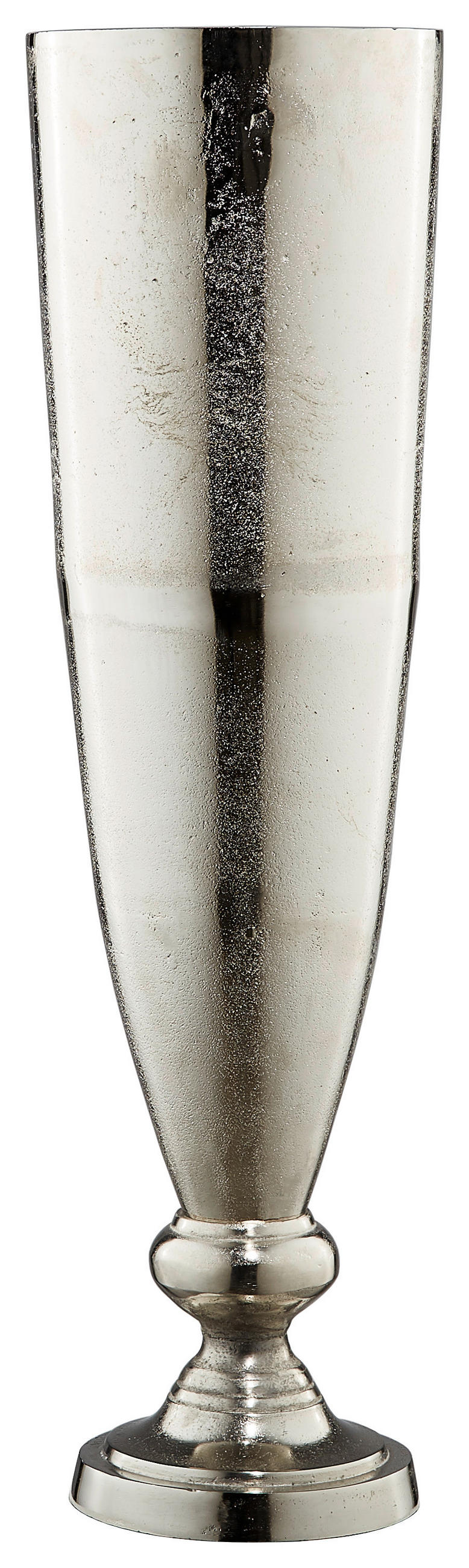 VASE 76 cm  - Nickelfarben, Basics, Metall (20/74cm) - Ambia Home